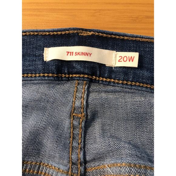 Levi's Women's Size 20W 711 Skinny Jeans NEW - Picture 9 of 11